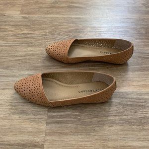 Lucky Brand Archh2 Perforated Leather Flats